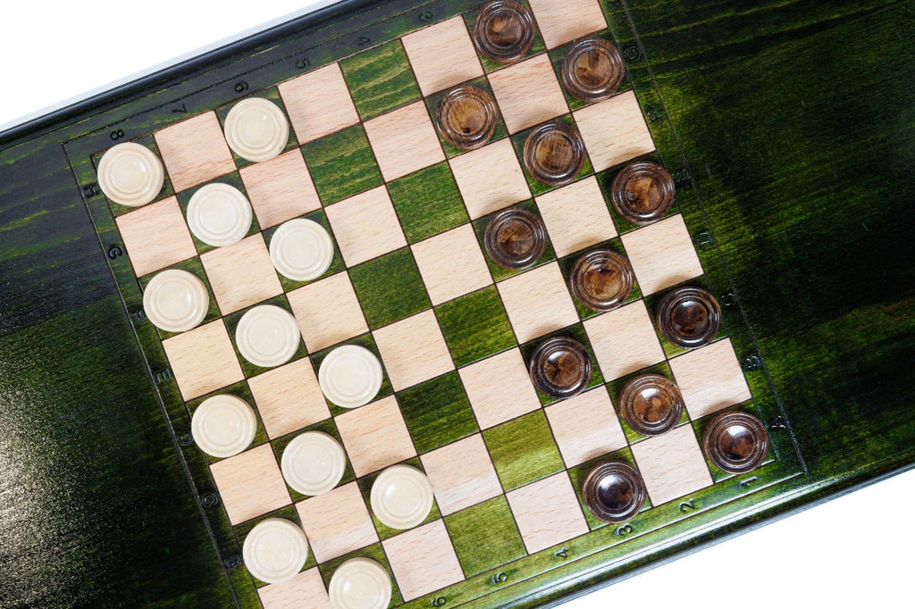 Backgammon Board - Classic Green - Unumperfectus