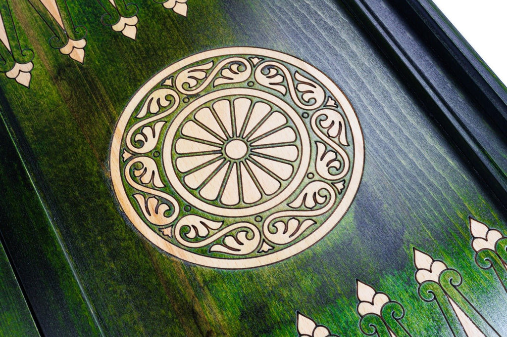 Backgammon Board - Classic Green - Unumperfectus
