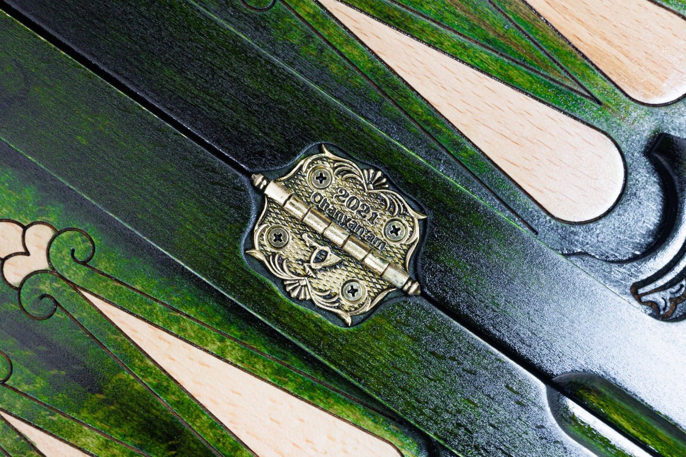 Backgammon Board - Classic Green - Unumperfectus