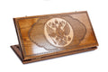 Wooden backgammon board with Coat of Arms of Russian Federation design 23.6 inch