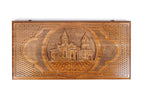 Artsakh Gandzasar Monastery backgammon board - closed cover detail