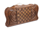 “Anush” Incrustation backgammon board in wood by Hrachya Ohanyan