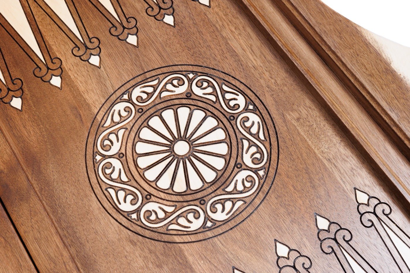 Backgammon Board - “Anush” With Incrustation - Unumperfectus