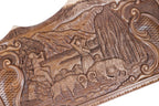 Luxury backgammon board handcrafted incrustation and Ararat silhouette detail