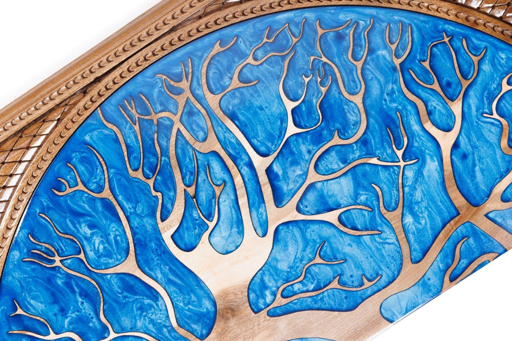 Backgammon Board - Epoxy Trees - Unumperfectus