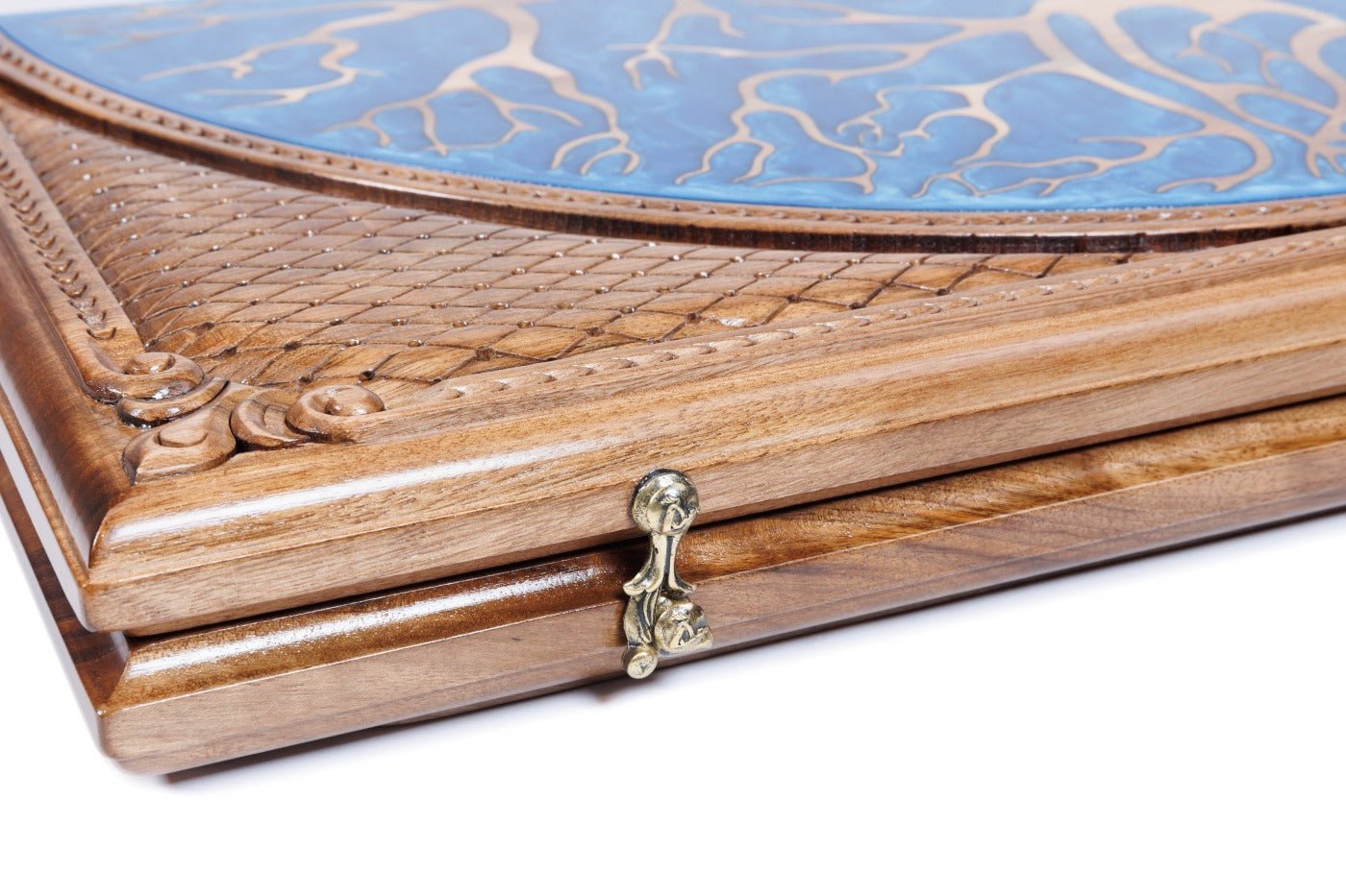 Backgammon Board - Epoxy Trees - Unumperfectus