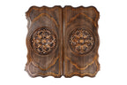 Classical Two Sided Ornamental backgammon board - side profile showing the craftsmanship