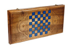 Deer Epoxy backgammon board in epoxy resin and wood by Hrachya Ohanyan