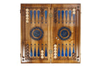 Deer Epoxy backgammon board - corner detail of the board