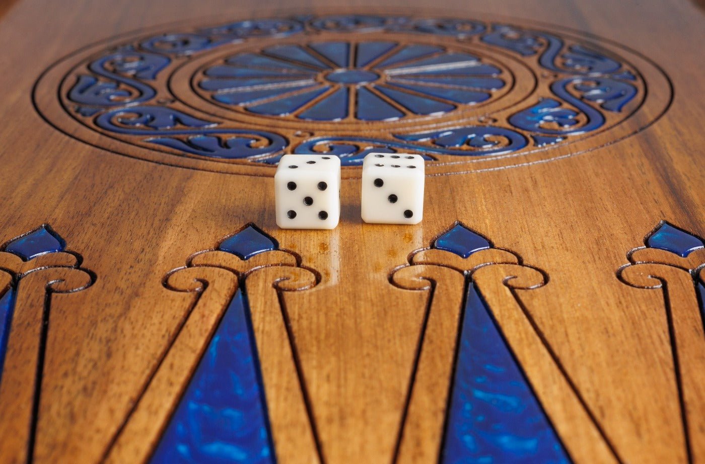 Backgammon Board - Deer With Epoxy - Unumperfectus