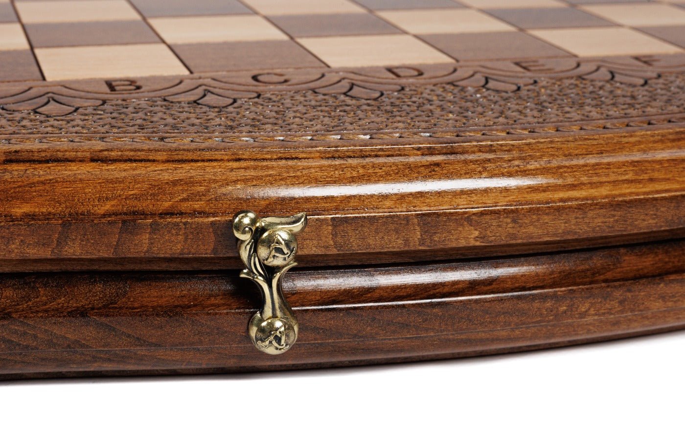 Wooden Carved Chess & Backgammon 50 cm | 19.7" - Unumperfectus