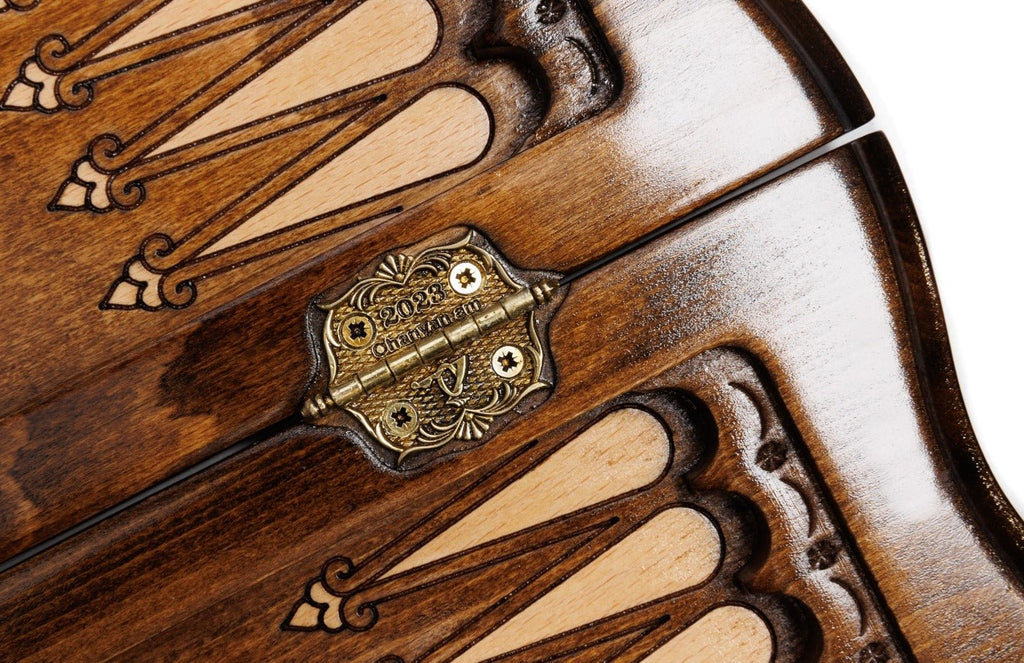 Wooden Carved Chess Set & Backgammon 30 cm | 11.8" - Unumperfectus