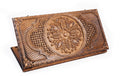 Pomegranate and grapes wooden backgammon board handcrafted classic design