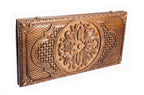 Pomegranate Grapes backgammon board - closed cover detail