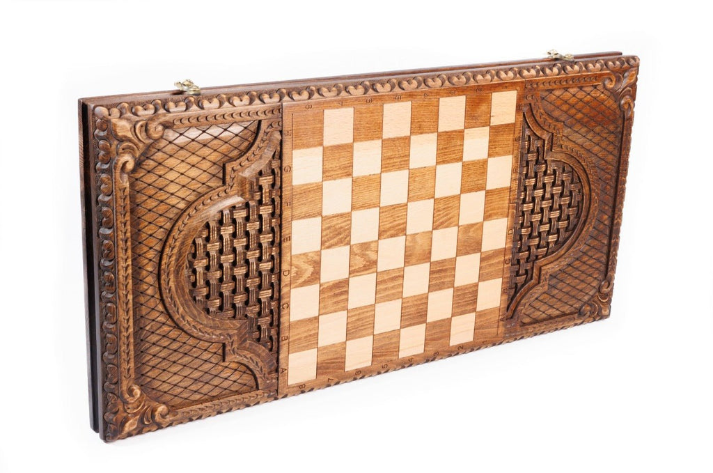 Backgammon Board - Pomegranate & Grapes - Unumperfectus