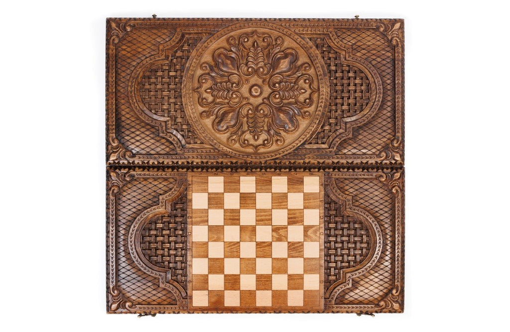 Backgammon Board - Pomegranate & Grapes - Unumperfectus