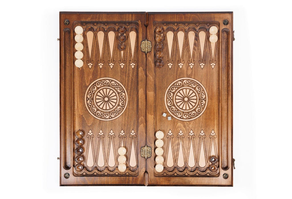 Backgammon Board - Pomegranate & Grapes - Unumperfectus