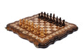 Handmade Woodzone chess and backgammon set with Eternity design 15.7 inch