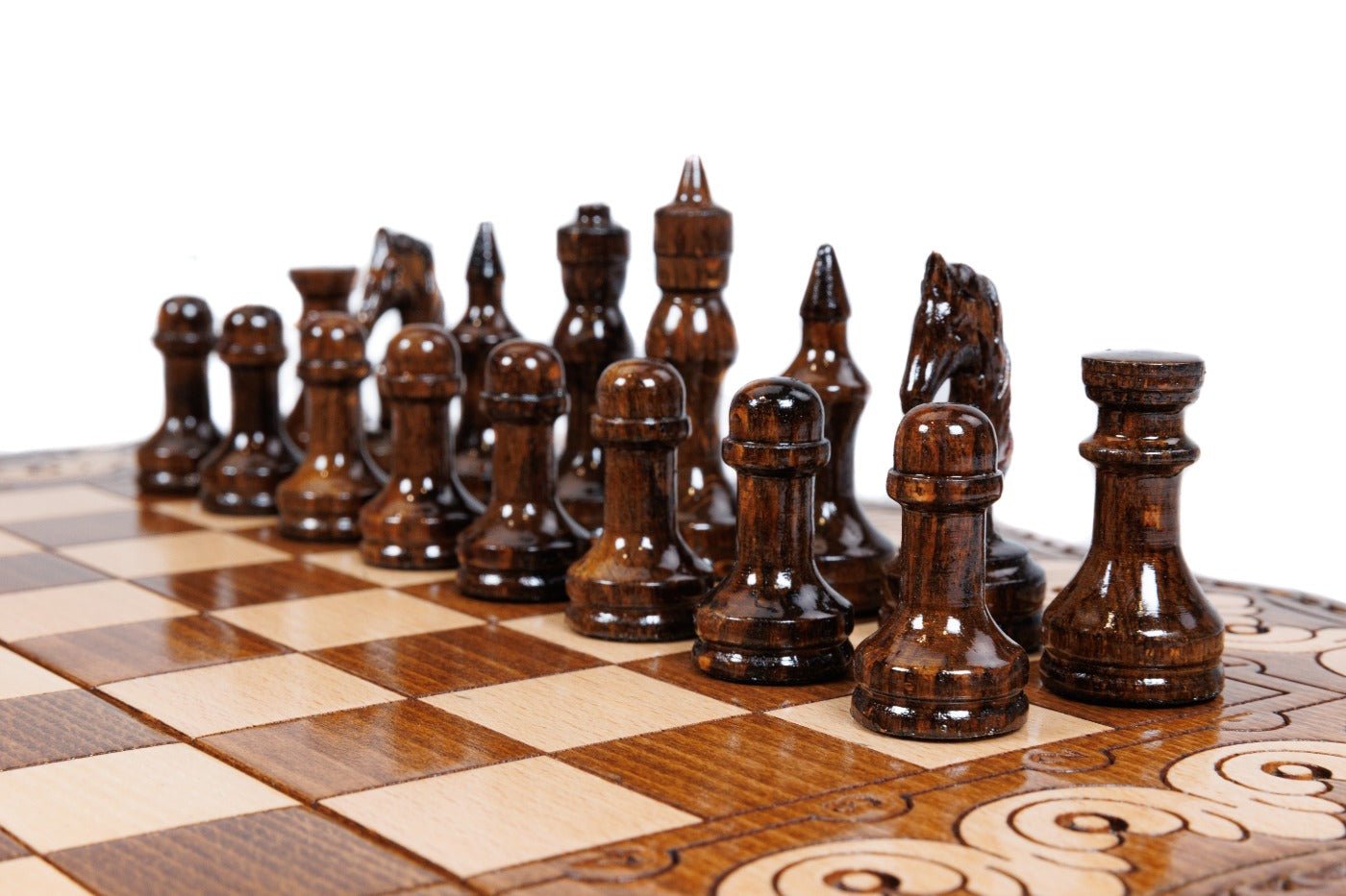 Armenian Eternity Chess & Backgammon Set 15.7" | 40 cm - Unumperfectus