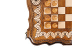 Armenian Eternity Chess chess and backgammon set - carrying case included