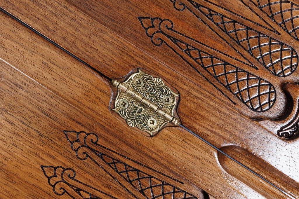 Wooden Carved Chess Board & Backgammon 40 cm | 15.7" - Unumperfectus