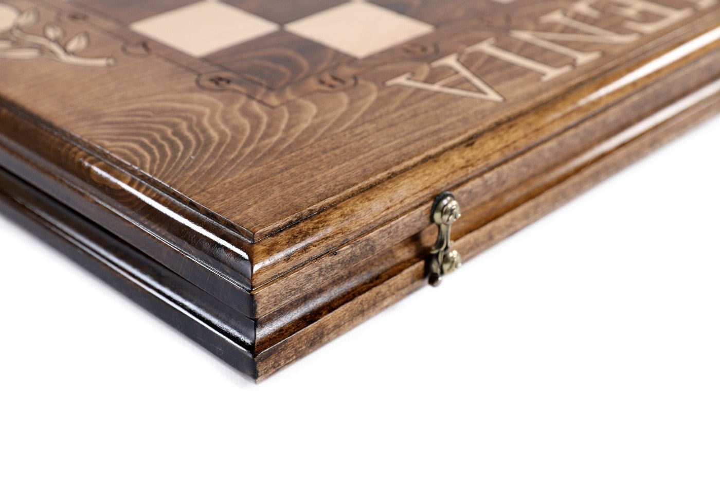 Armenian Wooden Chess Set & Backgammon Pomegranate & Grape Vine 60 cm | 23.6" - Unumperfectus