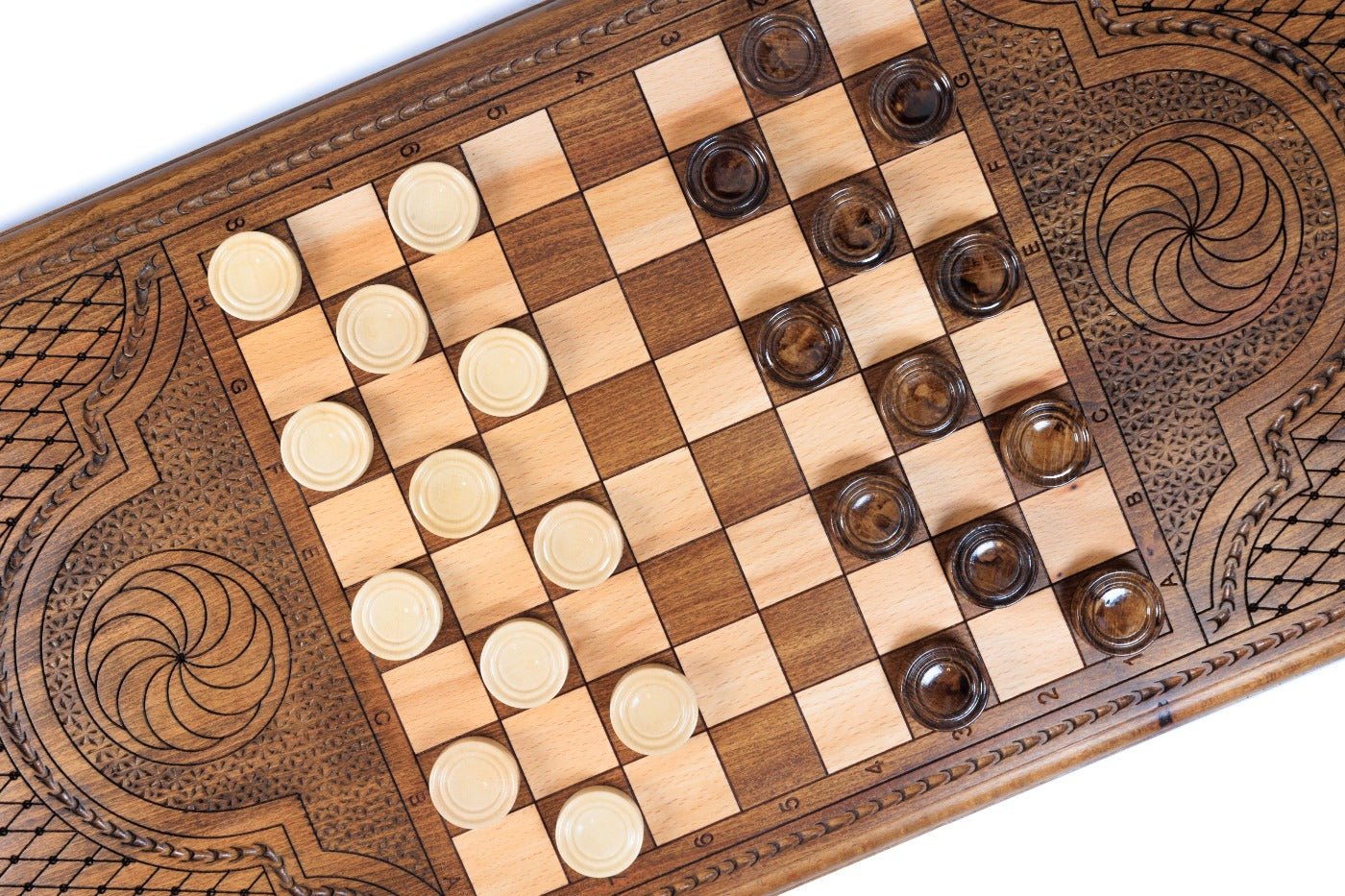 Backgammon Board - Deer - Unumperfectus