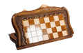 Wooden Chess Set With Carvings 50 cm / 19.7" - Unumperfectus