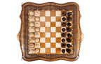 Carvings / chess set - detail of the carved border