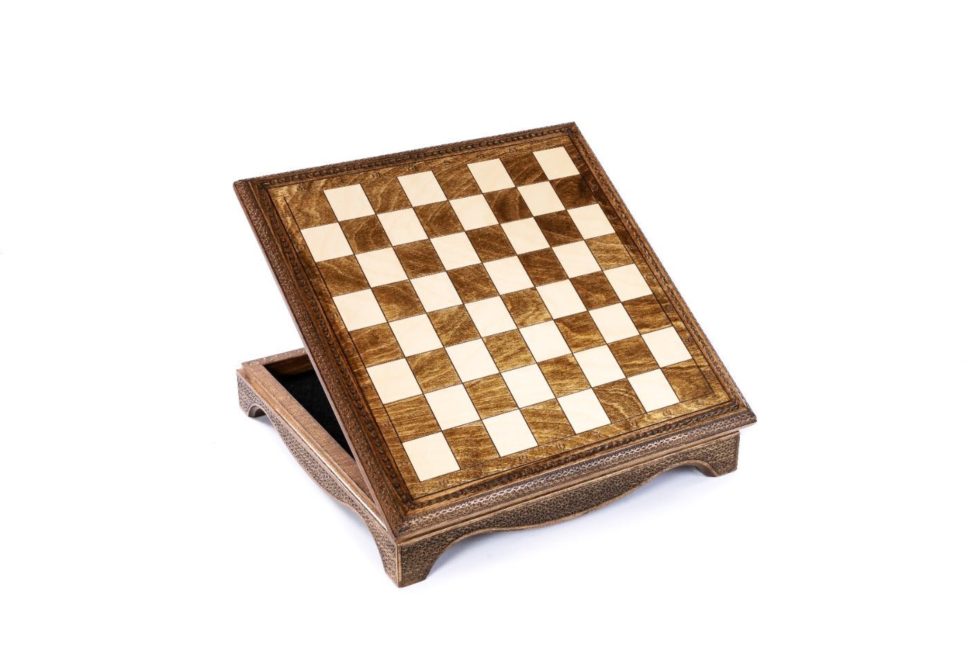 Wooden Chess Set Box Style 35 cm | 13.8" - Unumperfectus
