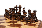 Three Player Carved Chess for Three Players chess set - carrying case included