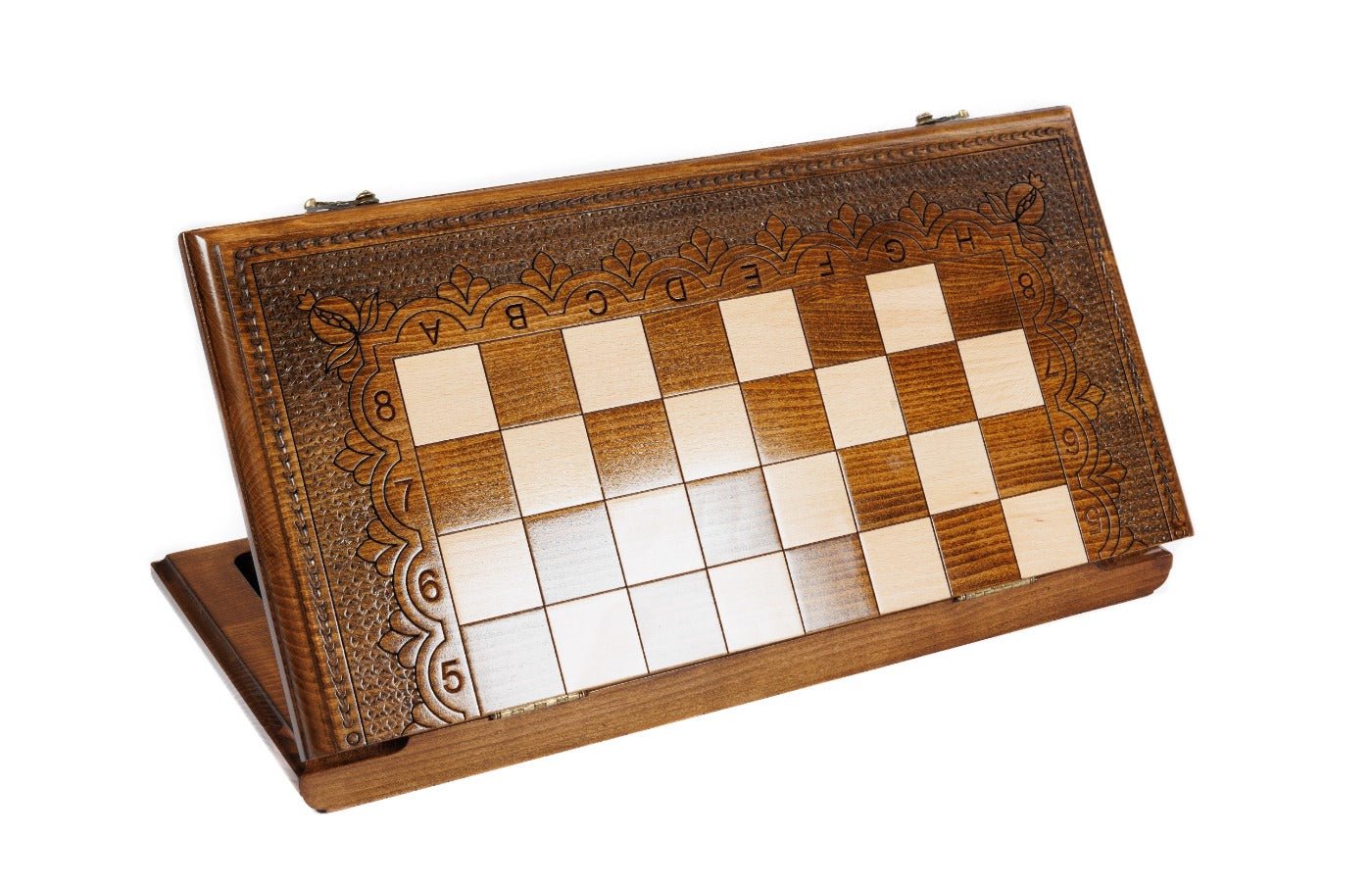 Wooden Carved Chess Set Classic 50 cm | 19.7" - Unumperfectus