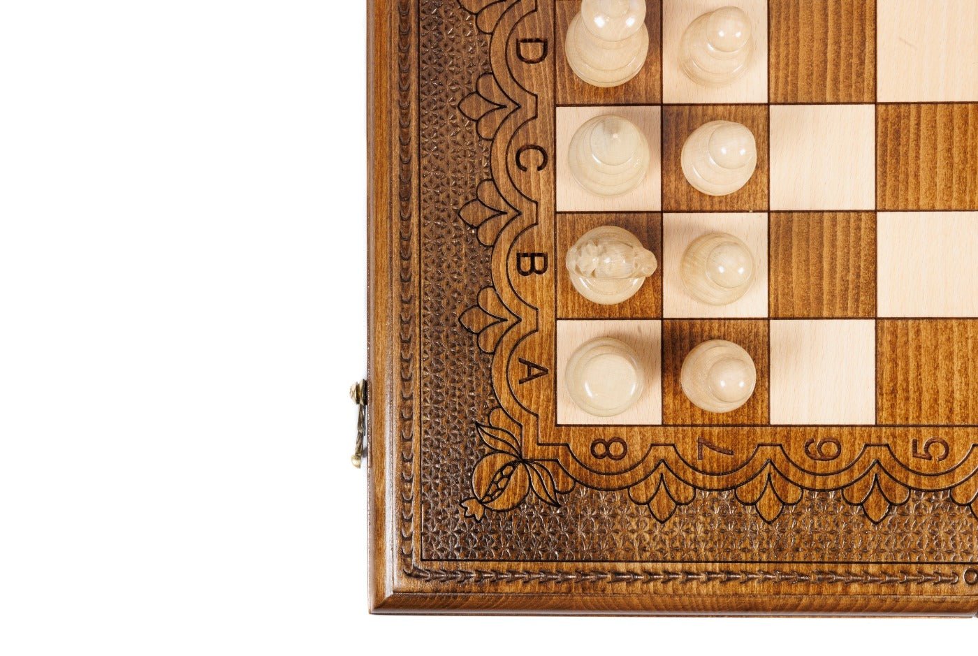 Wooden Carved Chess Set Classic 50 cm | 19.7" - Unumperfectus