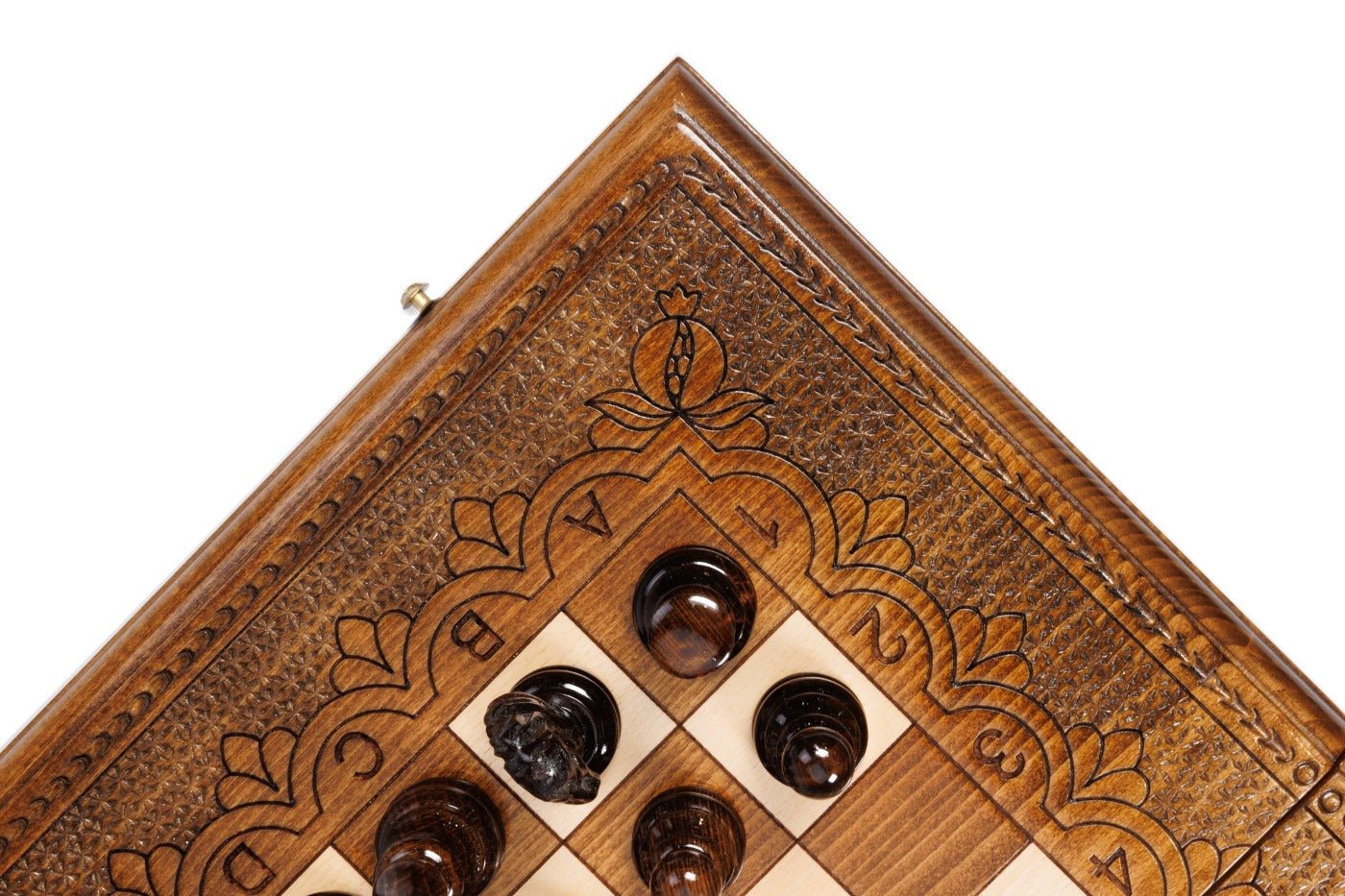 Wooden Carved Chess Set Classic 50 cm | 19.7" - Unumperfectus