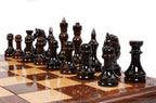 Classic chess set - side profile of the board