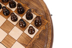 Circular chess set - carrying case included
