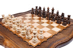 Chess Set with Mount Ararat Wooden Board
