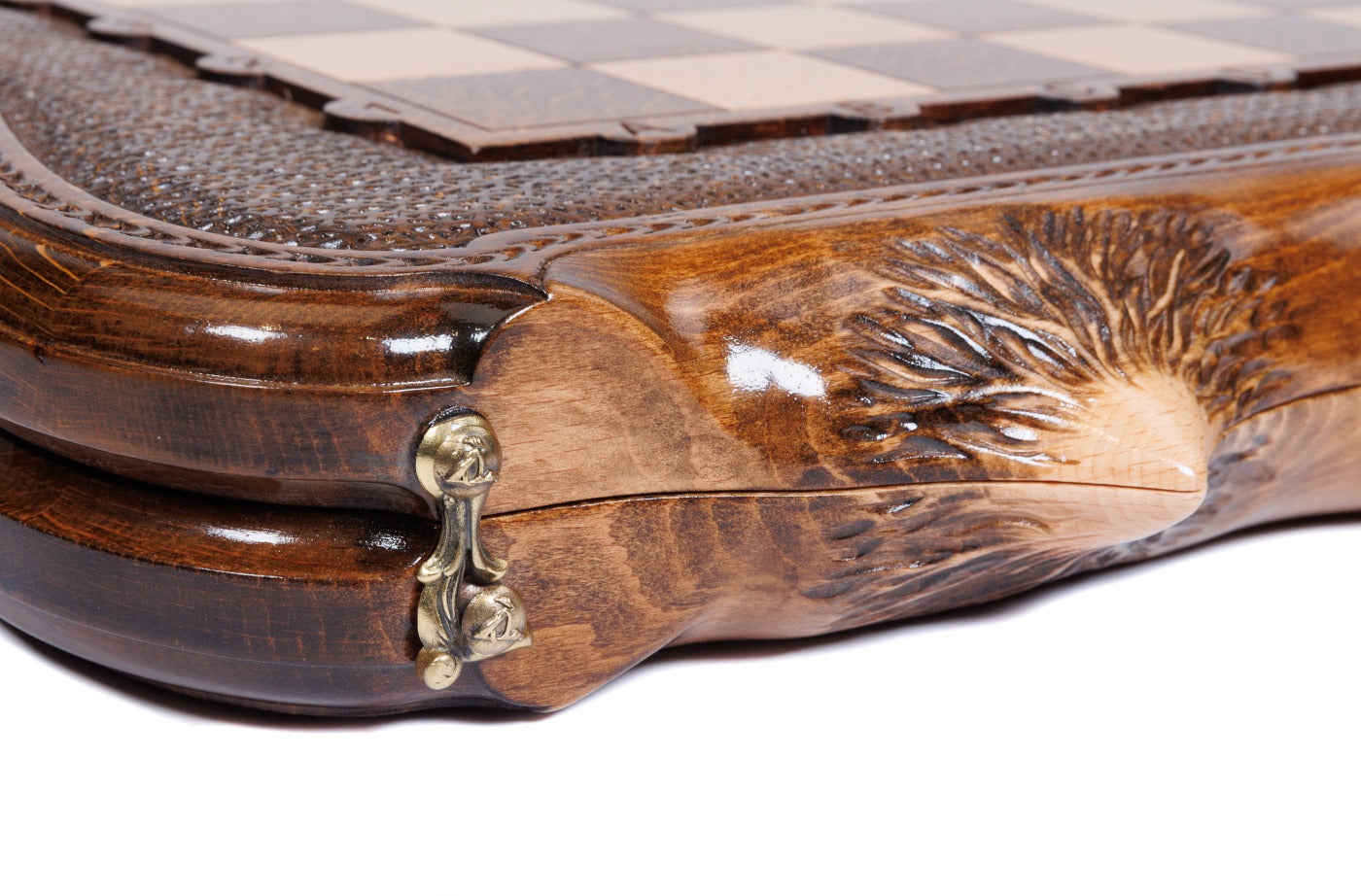 Chess Set with Mount Ararat Wooden Board - Unumperfectus