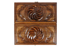 Handcrafted Armenian chess board symbolic eternity artwork style