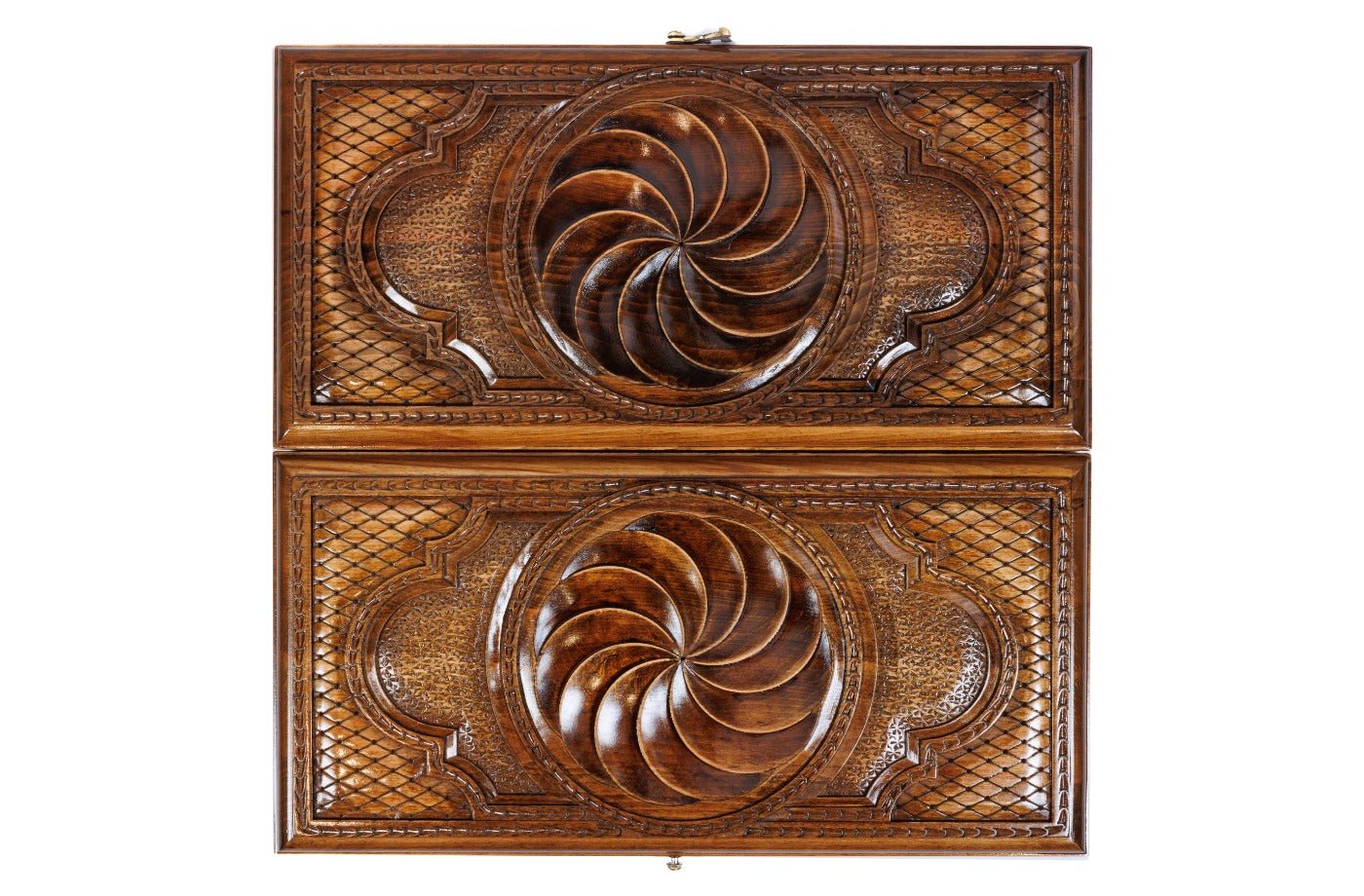 Handcrafted Armenian chess board symbolic eternity artwork style
