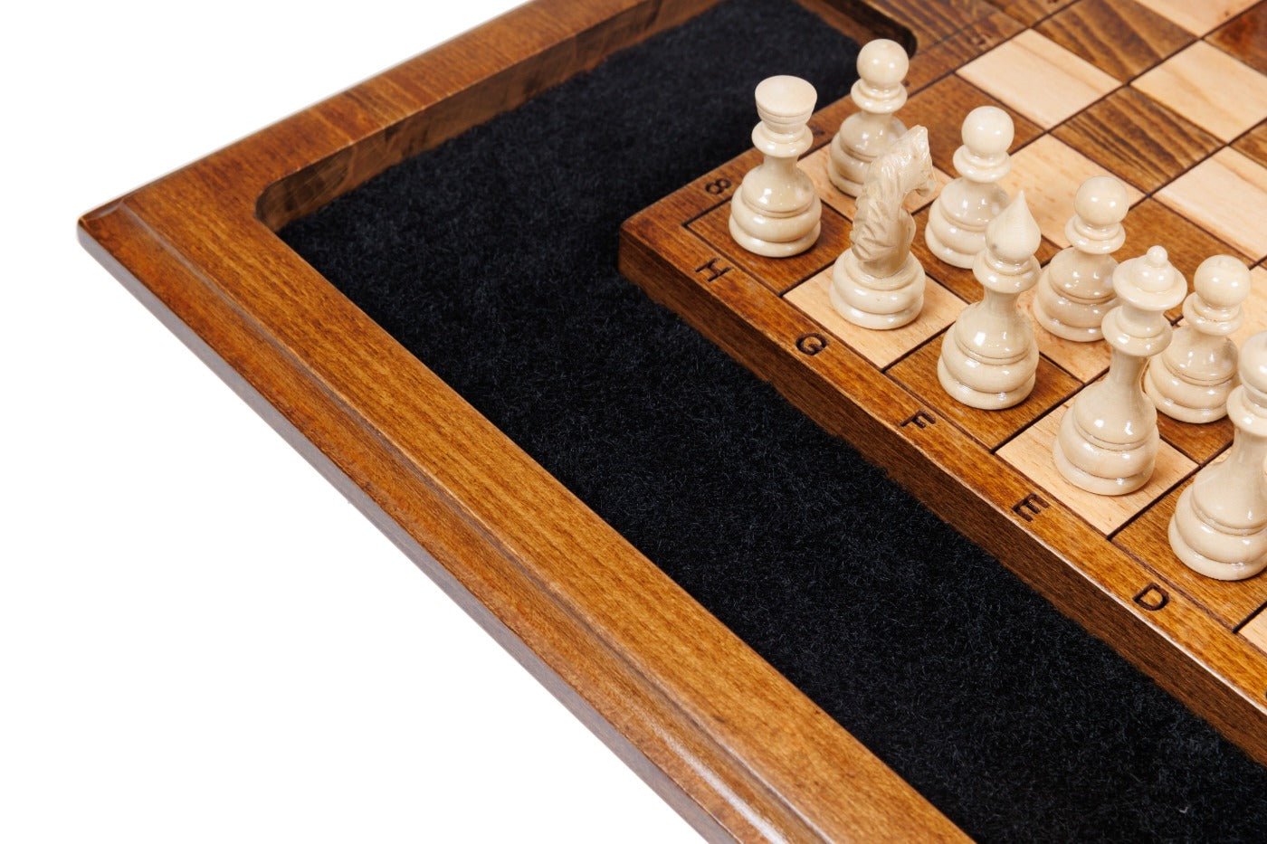 Wooden Carved Chess Set Eternity 40 cm | 15.6" - Unumperfectus