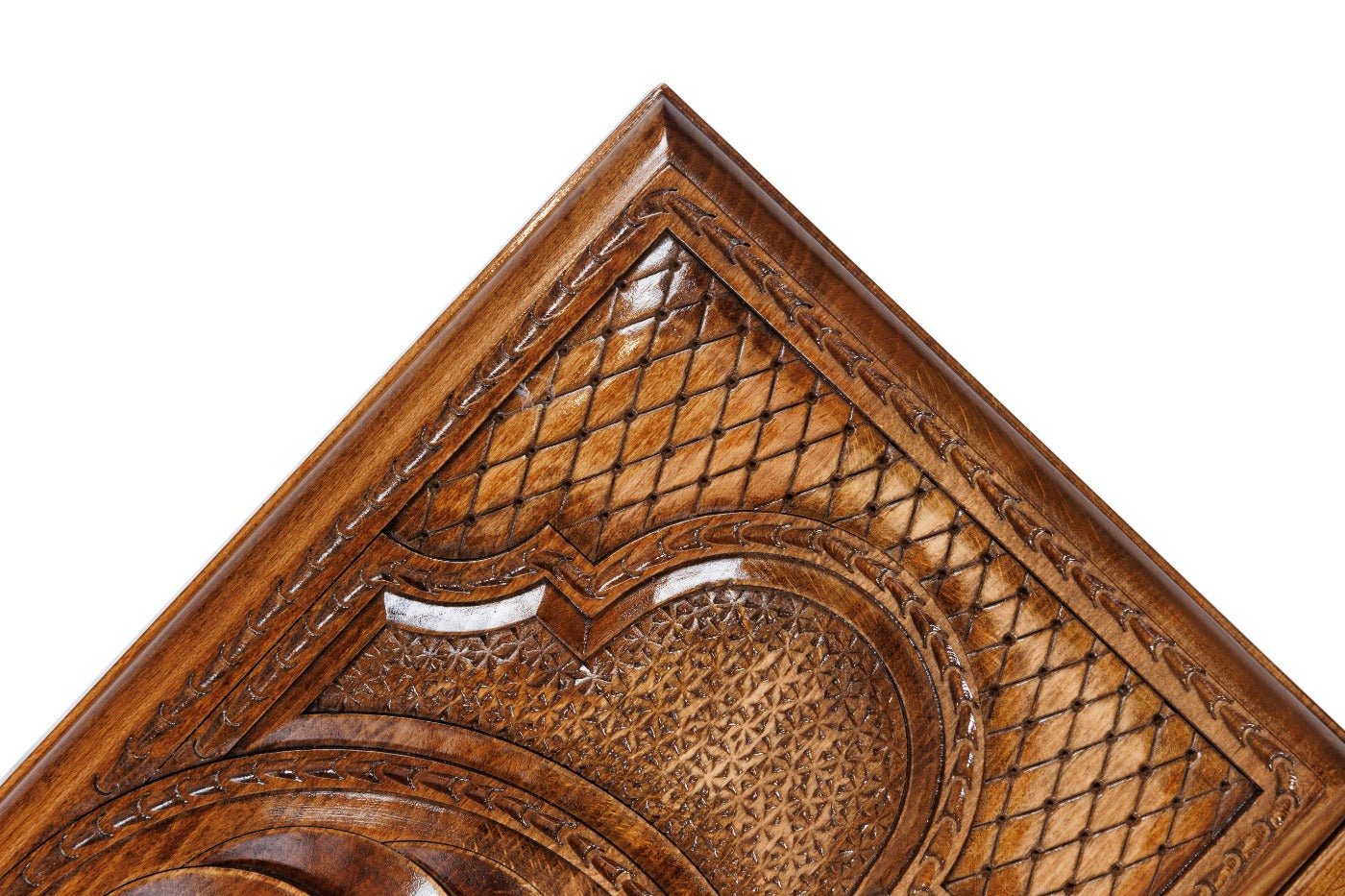 Wooden Carved Chess Set Eternity 40 cm | 15.6" - Unumperfectus