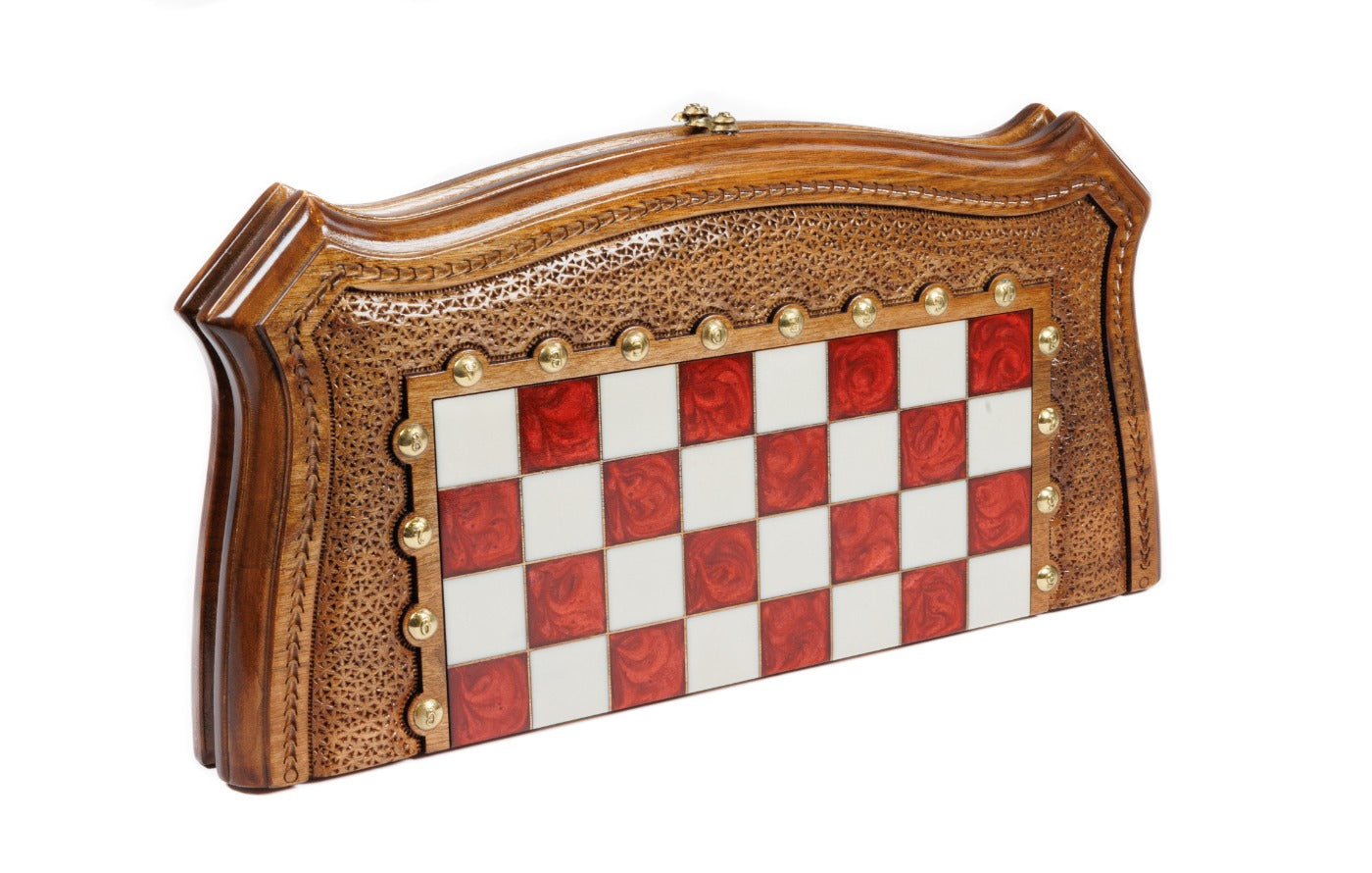 epoxy resin chess board made by Hrachya Ohanyan