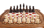 Epoxy Chess Set in Walnut Wood – Epoxy Resin Chess Made by Hrachya Ohanyan
