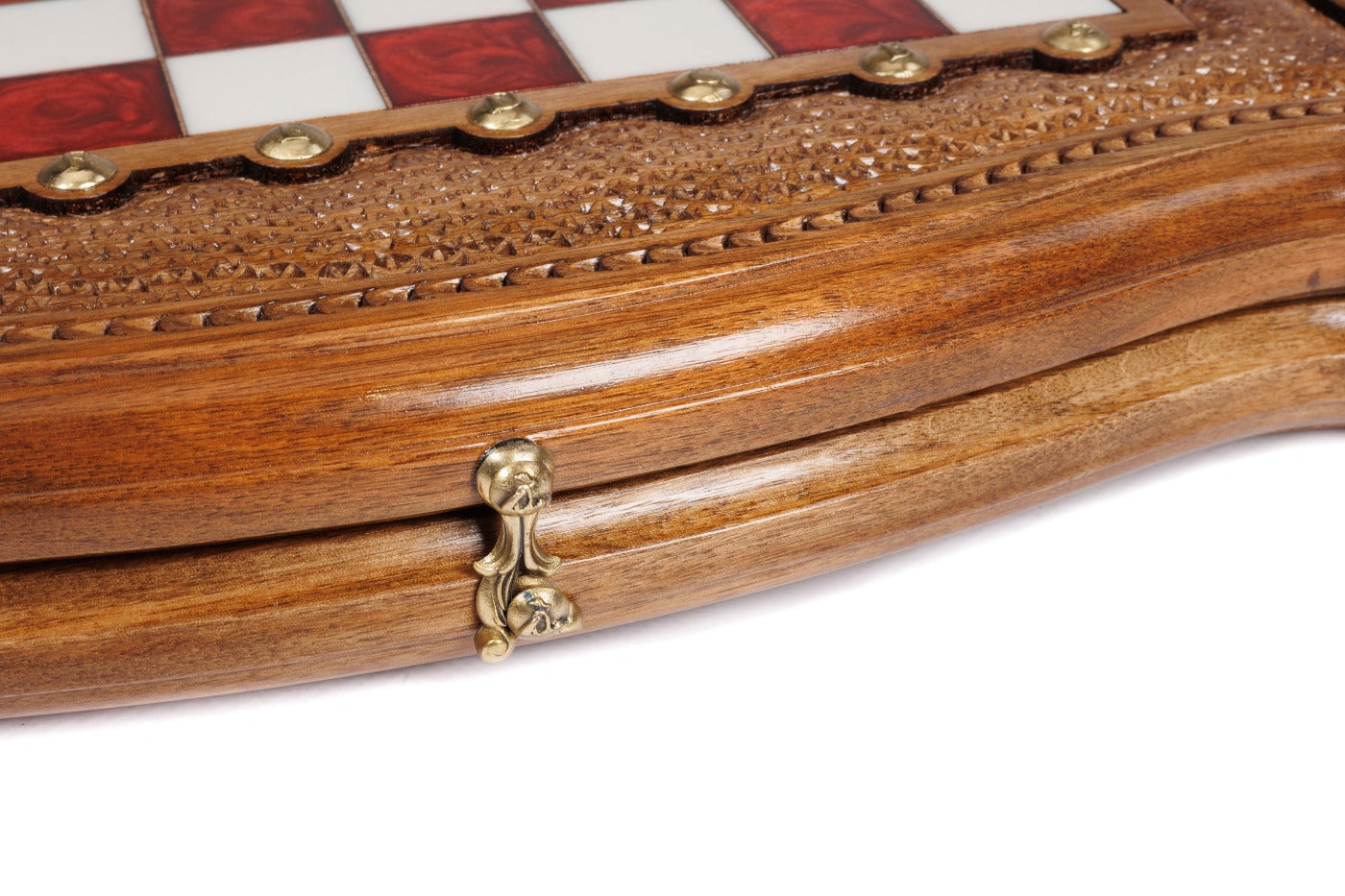 Epoxy Chess Set in Walnut Wood – Epoxy Resin Chess Made by Hrachya Ohanyan - Unumperfectus