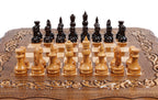 Ornamental Classic Chess Set & Backgammon Board 23.6" | 60 cm - LionLaurel