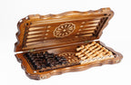 Ornamental Classic Chess Set & Backgammon Board 23.6" | 60 cm - LionLaurel