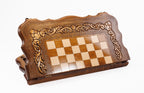 Ornamental Classic Chess Set & Backgammon Board 23.6" | 60 cm - LionLaurel