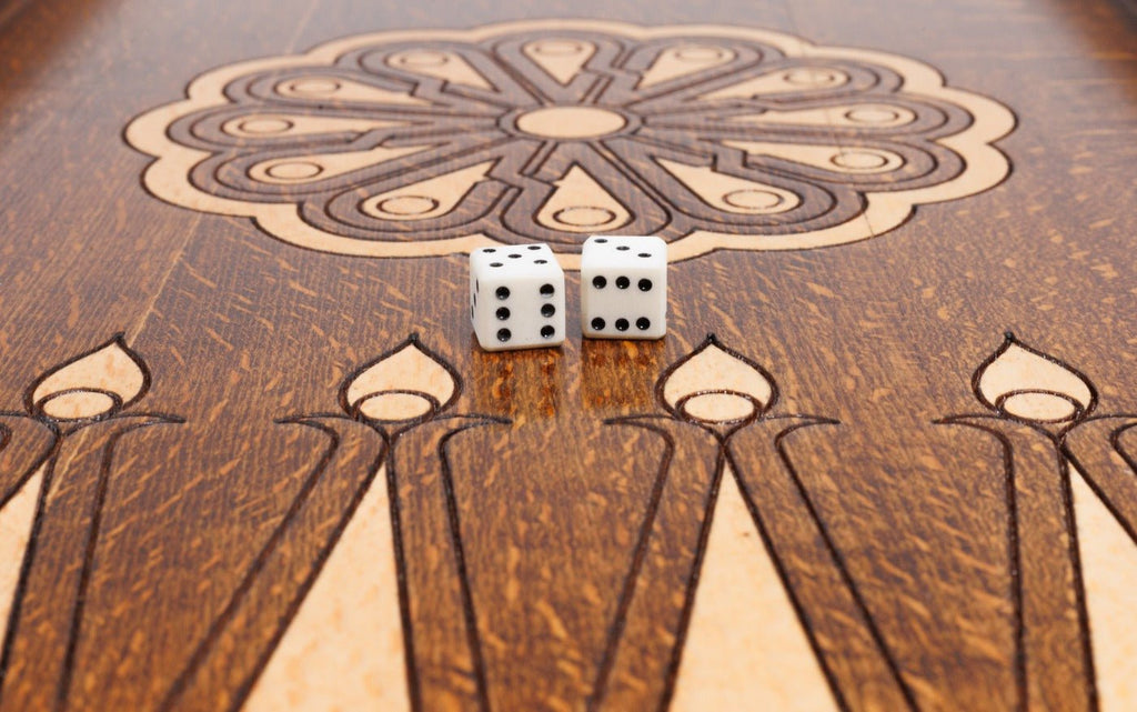 Ornamental Classic Chess Set & Backgammon Board 23.6" | 60 cm - LionLaurel