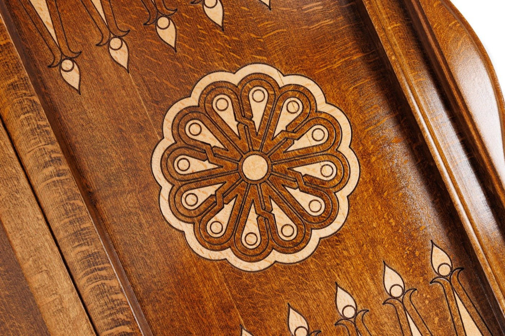 Ornamental Classic Chess Set & Backgammon Board 23.6" | 60 cm - LionLaurel